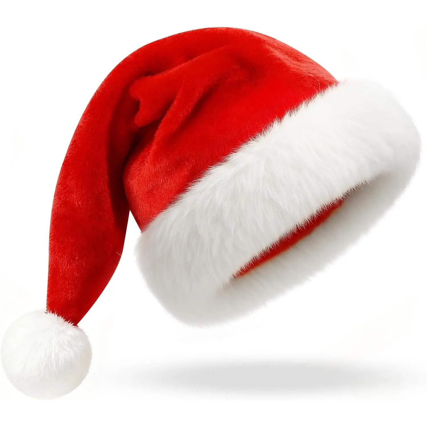 Santa Hat for Adults and  and : Christmas Hat Extra Thick Classic for  Year  Party Supplies