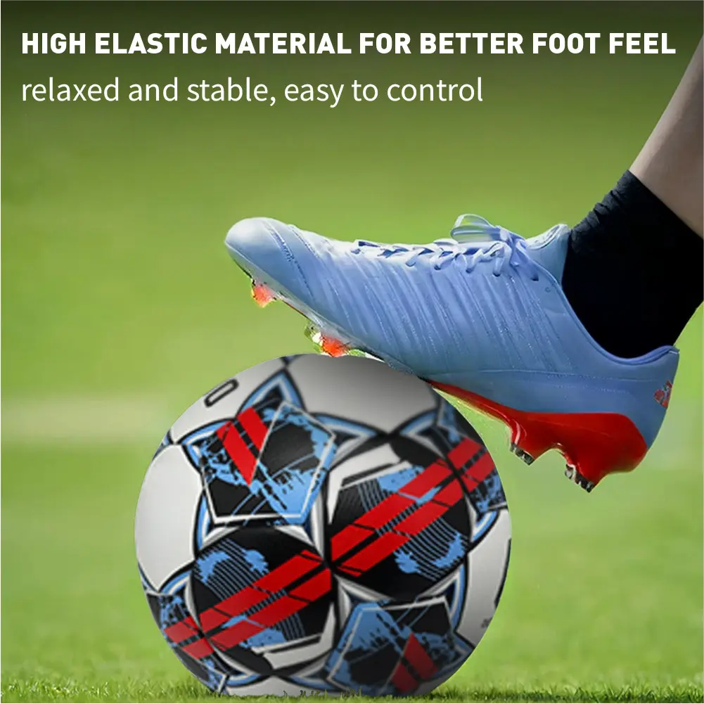 Soccer Ball, Wear-resistant Soft Football For Adult & Youth Training Competition, Size 4,5 Soccer Ball with Free Accessories, Inflatable Needles & Mesh Pockets
