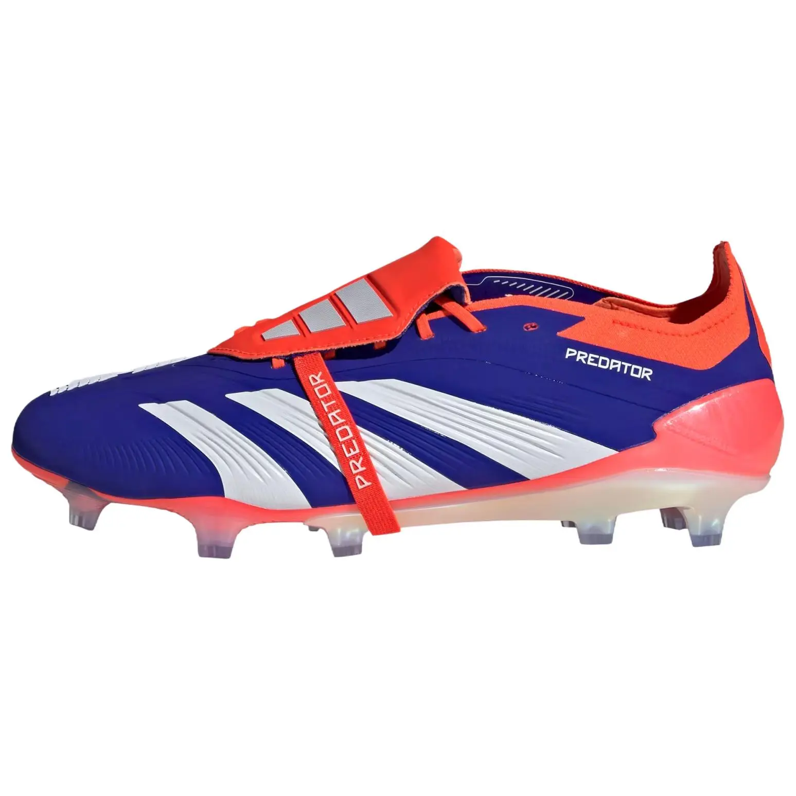 Men's & Women's Adidas Predator Elite Turf Shoes - Comfortable, Anti-Slip Soccer Cleats in Blue-Orange, House White - Maison Mihara Official Footwear