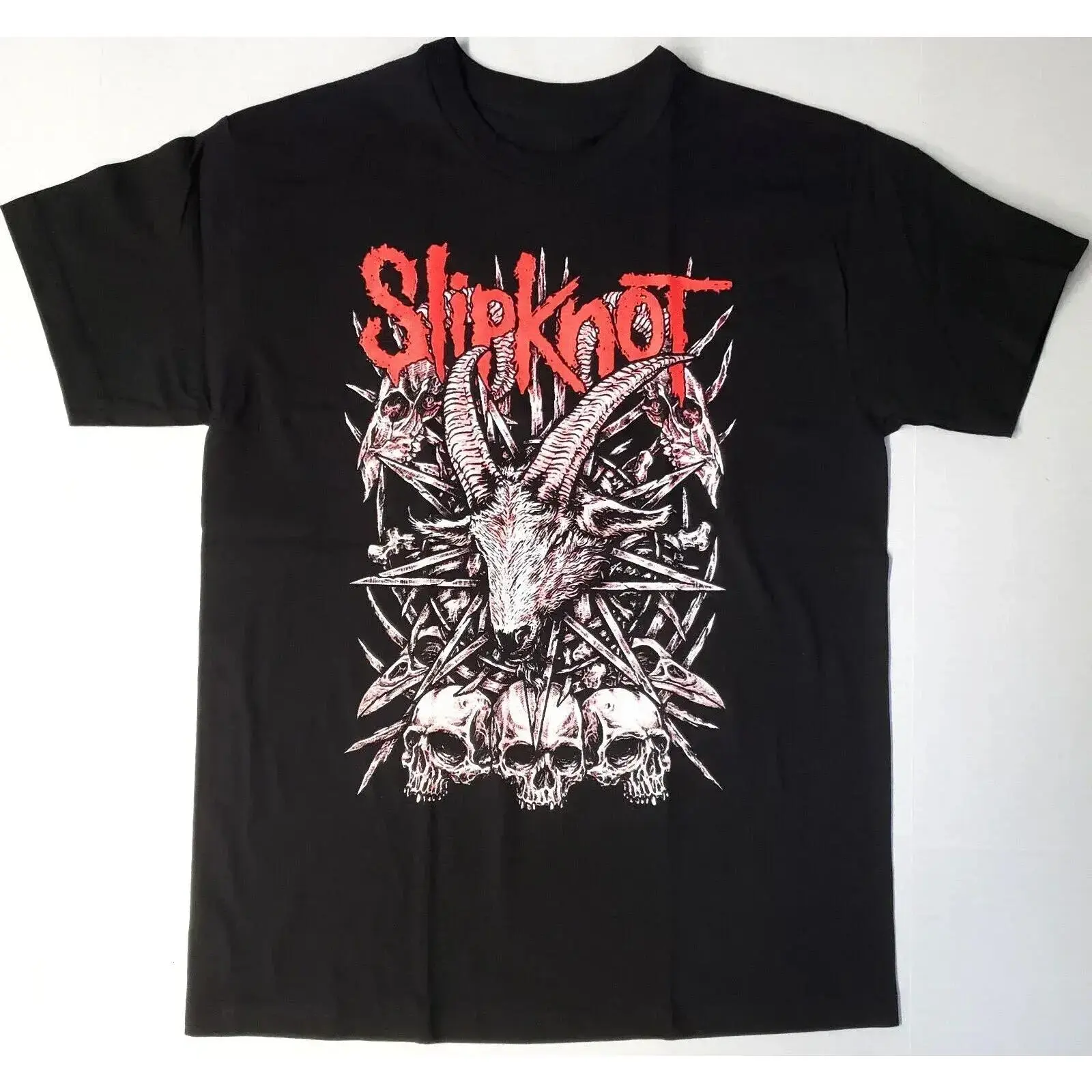 Women's Slipknot Heavy Metal Band Cotton Short-Sleeve T-Shirt, Comfortable Casual Everyday Top, Shortsleeve