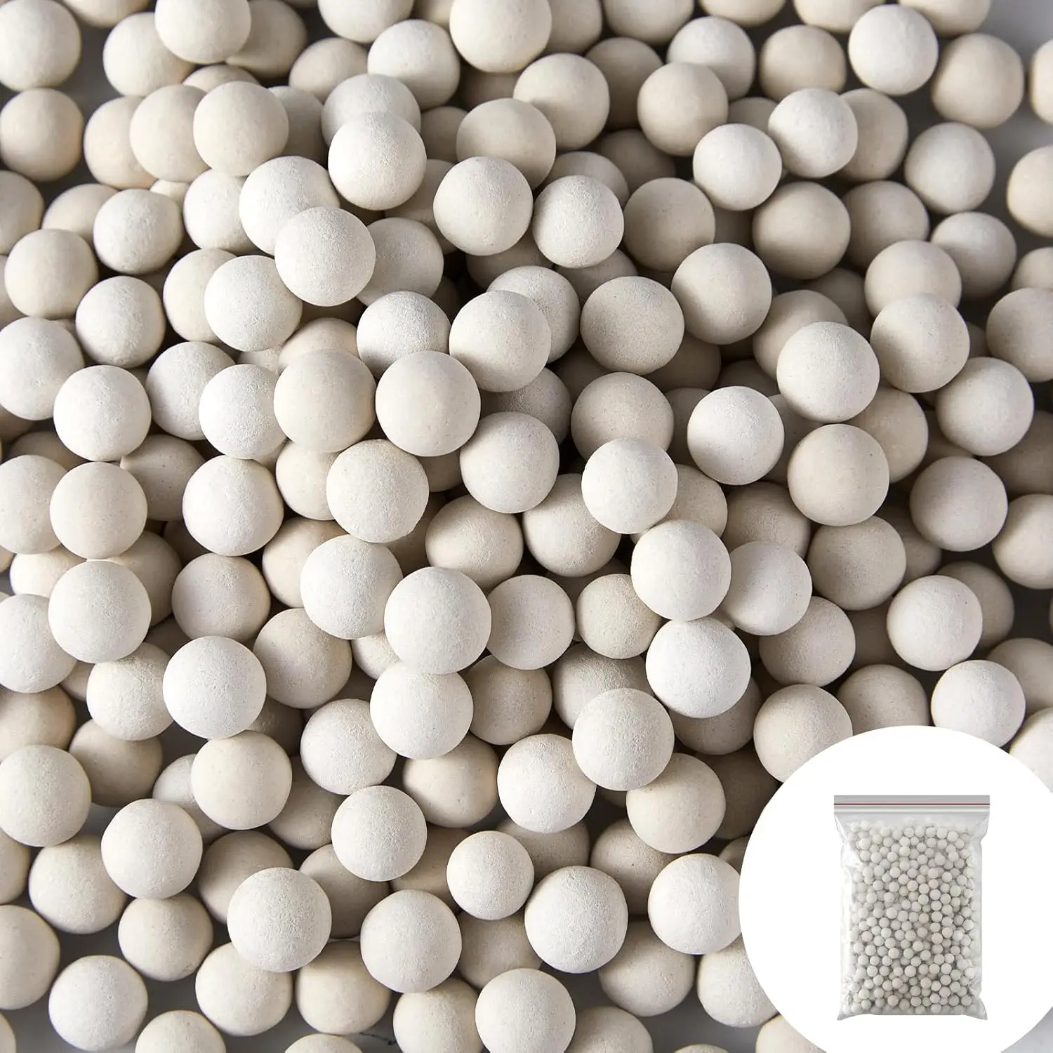 3.3 lbs Slow-Release Condensate Neutralizer Refill Pack (1 Neutralizer Bag) - 7-8mm Condenser Media Balls for Pickling Waste Liquid, Acidic Water Alkalinity Boost, Condensing Water Heaters, Millimeters