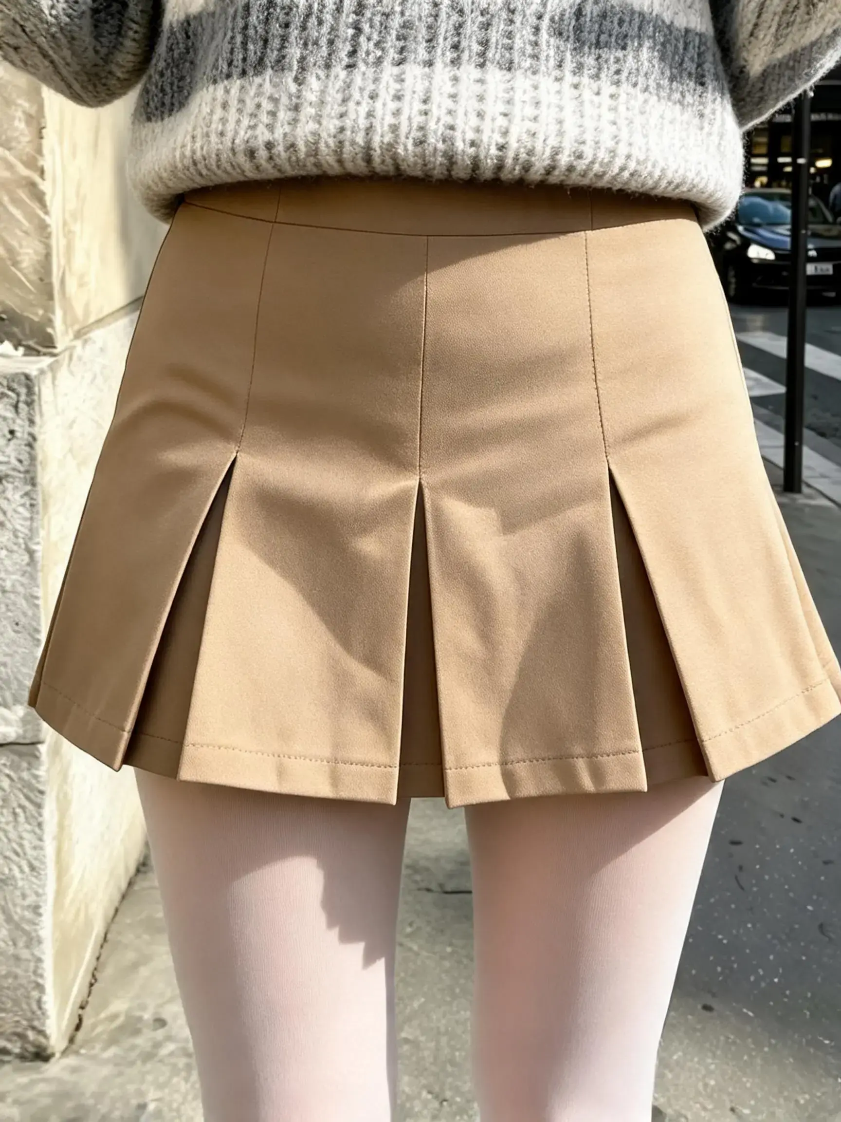 Women Pleats Short Skirts New Fashion Women High Waist Basic Mini Skirts Bottom Streetwear Female Casual Summer Skirt Short