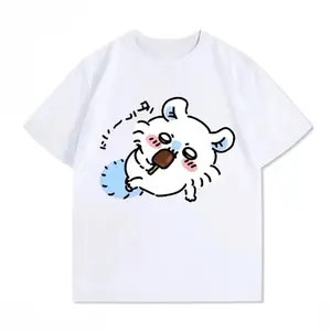 Cartoon Cute Chiikawa Printed Women Men Short-sleeved T-shirt Summer Casual Fashion Cotton Teenagers Loose Clothes,Unisex Gifts, Gift For Him, Gift For Her, BirthdayGift