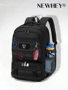 INSULATED LUNCH COMPARTMENT, The laptop backpack, Lunchbox Backpack features a food-grade PEVA insulated compartment filled with high-density thermal foam, which keeps food and beverages warm or cool for 3–5 hours, front pocket of the lunch compartment