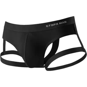 Jock Straps For Men Thong Underwear Male Sexy Lingerie Ice Silk Outfits Funny Brief For Play