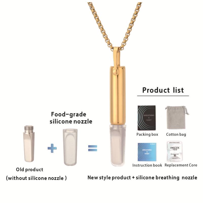QS2230 Breathing Resistance Necklace Built-in Cotton Core Meditation Jewelry QS2230 Breathing Resistance Necklace Built-in Cotton Core Meditation Jewelry