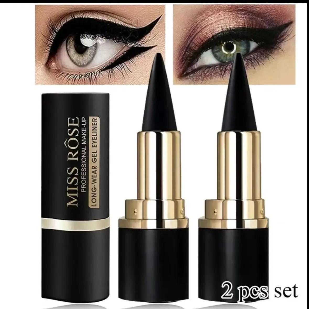 Eyeliner Gel Liner with Precise Tip for Bold Defined Eyes Black Smudgeproof Long-lasting Makeup