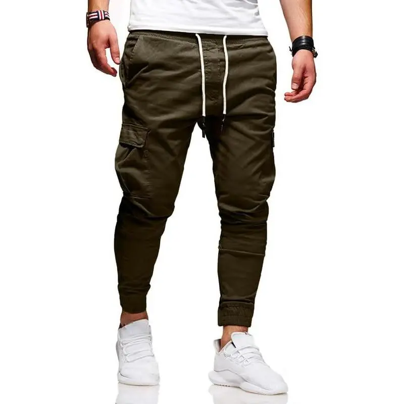 Versatile men’s cotton chino cargo pants, blending casual styling with outdoor‑ready performance