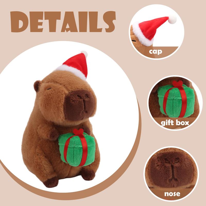 22cm/8.66in Capybara Plush Toys Cuddle Capybara Toys Unique Capybara Soft Plush Toys, Box Stuffed Animal Decoration, Decorative, Cuddly Stuffed Animal
