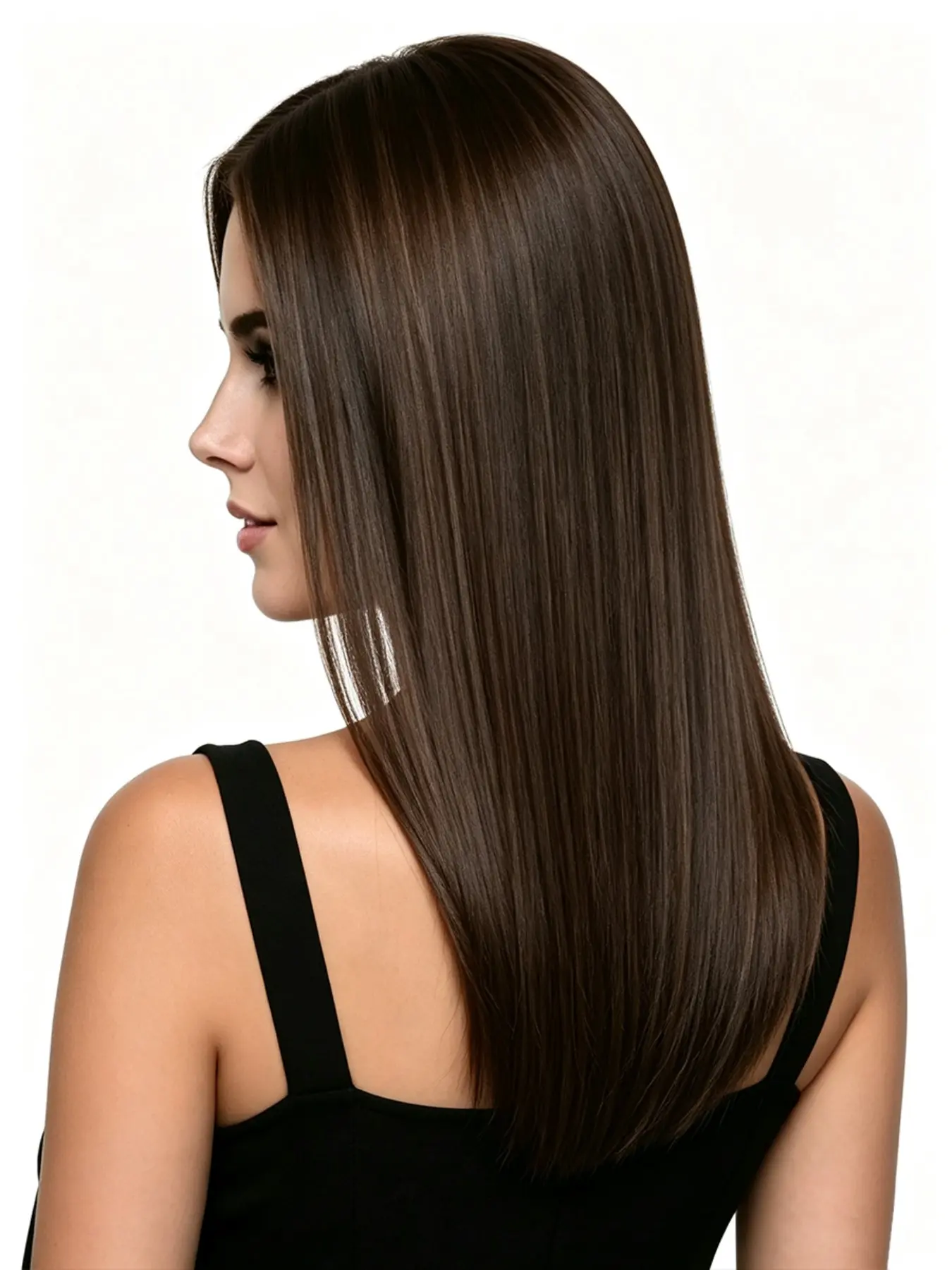 Women's Long Synthetic Wig, Heat-Resistant, Perfect for Daily Wear, Parties, Role Playing, Stylish and Versatile Hairpiece