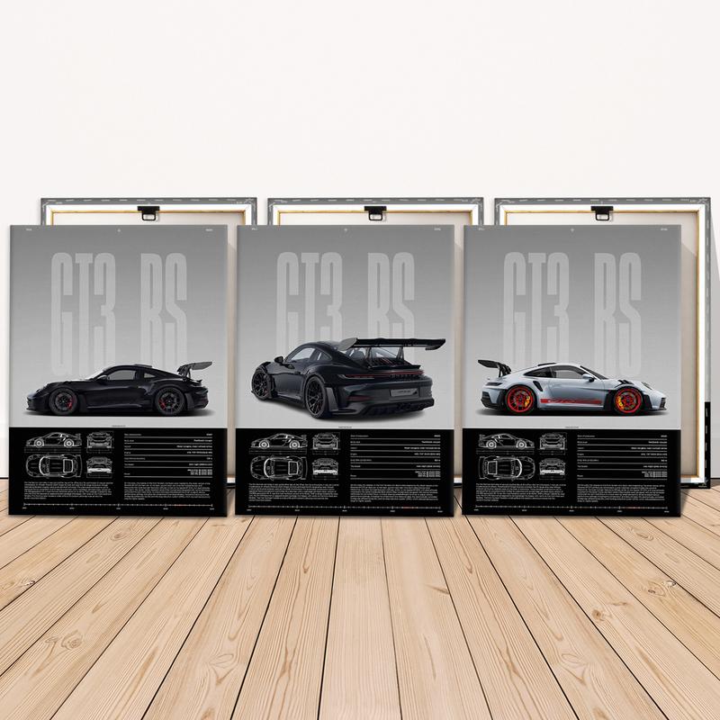 3 Counts Wooden Framed Canvas, Porsche GT3 RS Series Poster, Exquisite Fashion Poster, Modern Art, Abstract Design Wall Art for Living Room, Waterproof Artwork, Ideal Gift for Family 3 Counts Wooden Framed Canvas, Porsche GT3 RS Series Poster, Exquisite Fashion Poster, Modern Art, Abstract Design Wall Art for Living Room, Waterproof Artwork, Ideal Gift for Family