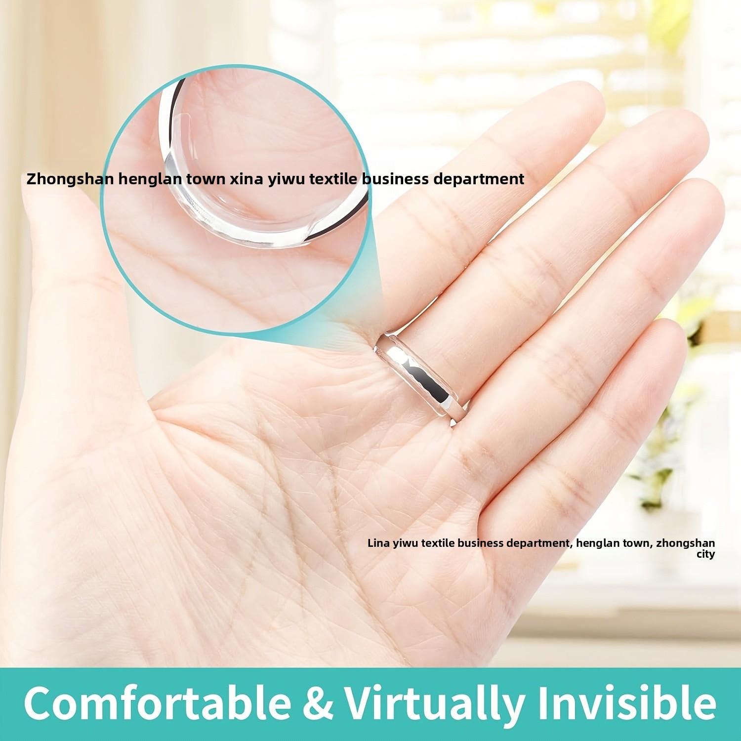 Creative plastic ring size adjustment artifact, with square wipe DIY wedding jewelry accessories