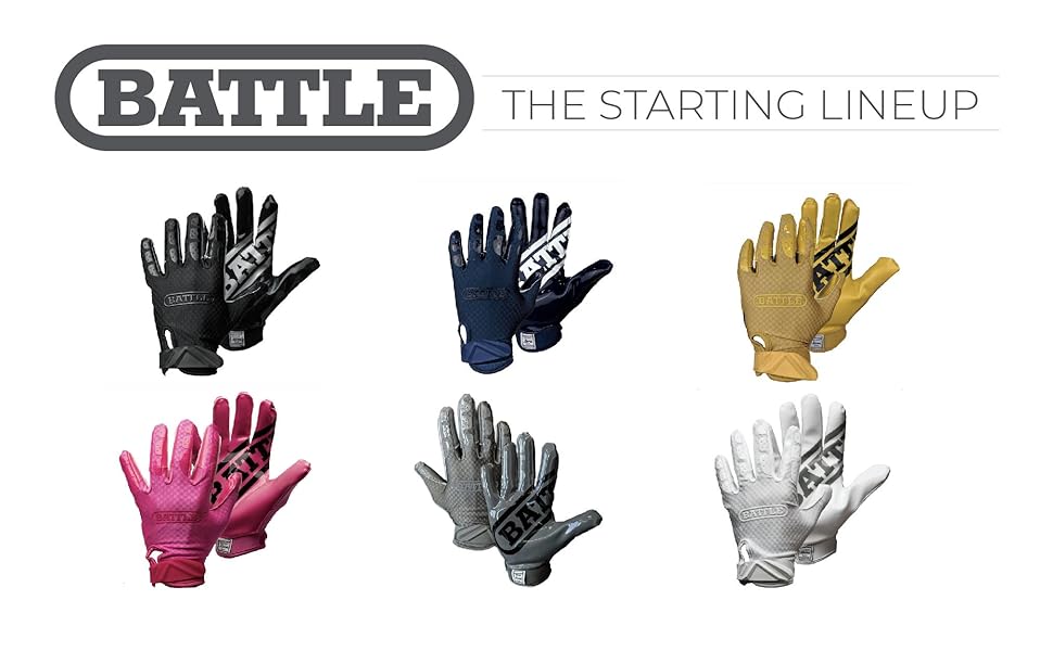 Triple Threat Wide Receiver Football Gloves, Ultra Stick Adult & Youth Gloves