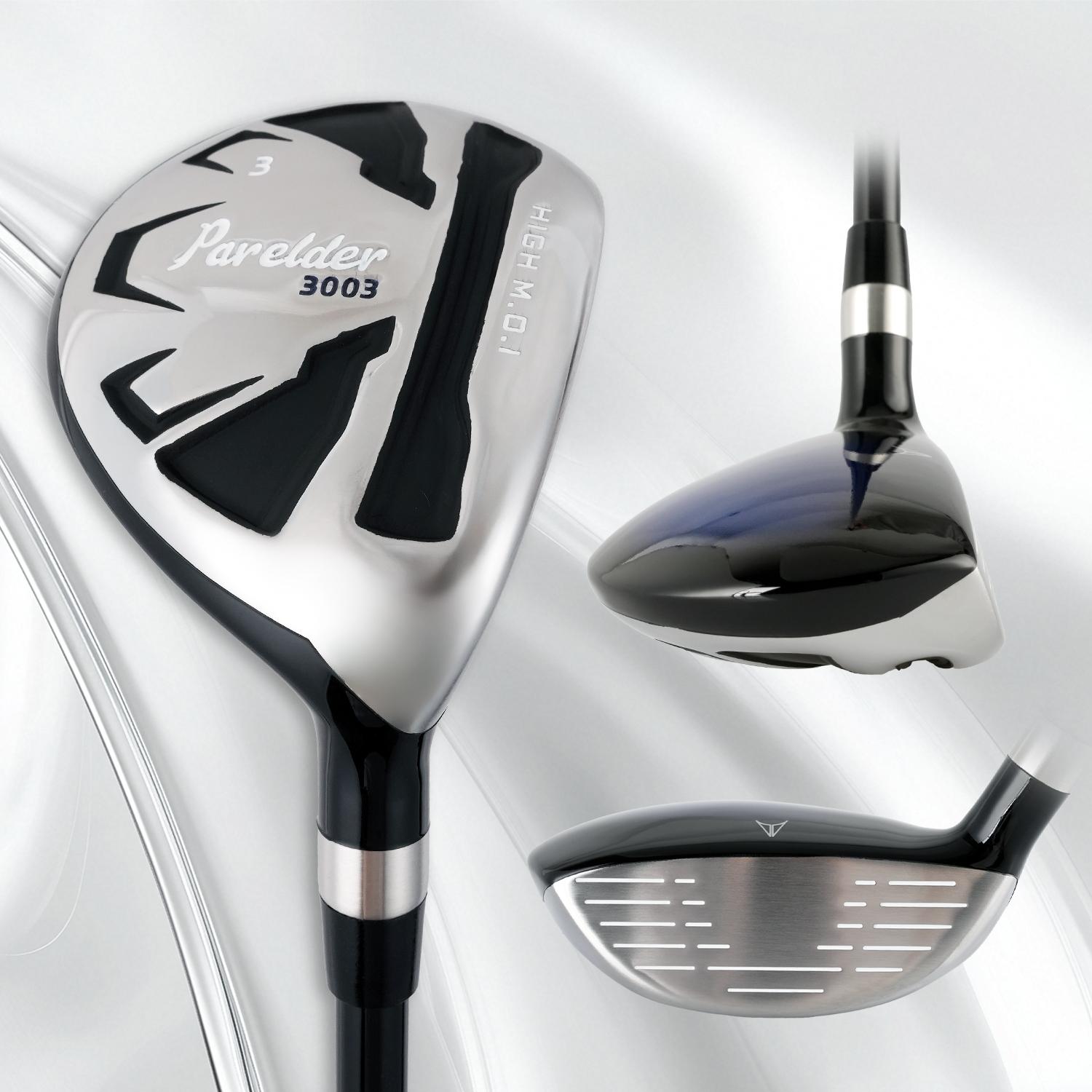 WUDAY Men's right hand Golf Hybrid Loft (17°/20°/23°/26°)| S/R Flex with Premium Rubber Grips and Carbon Fiber Shaft| Aerodynamic Design for Max Distance & Forgiveness Golf Equipment