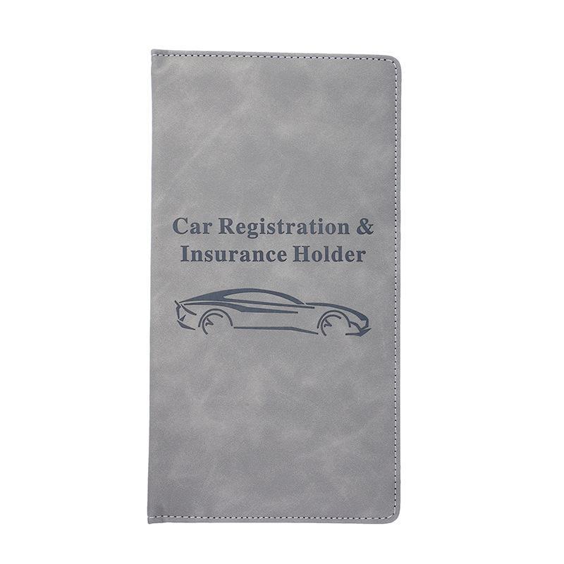 2026 Car Registration Insurance Holder, Leather Driving License Cover Auto Documents Wallet