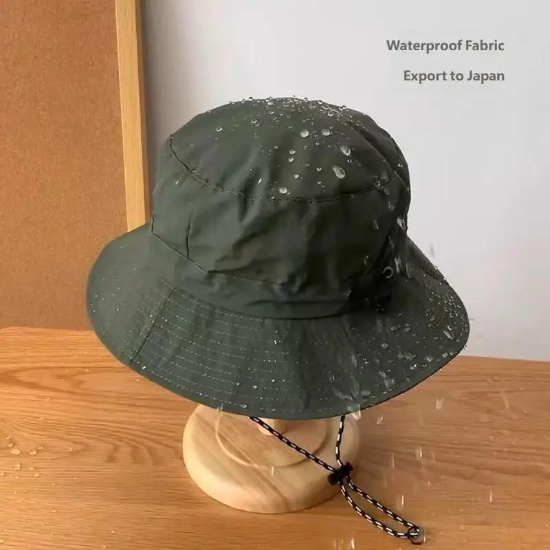 Unisex Polyester Bucket Hat for Adults, 2026 Summer 1-Size Packable Lightweight Quick-Dry Waterproof Outdoor Hiking Cap