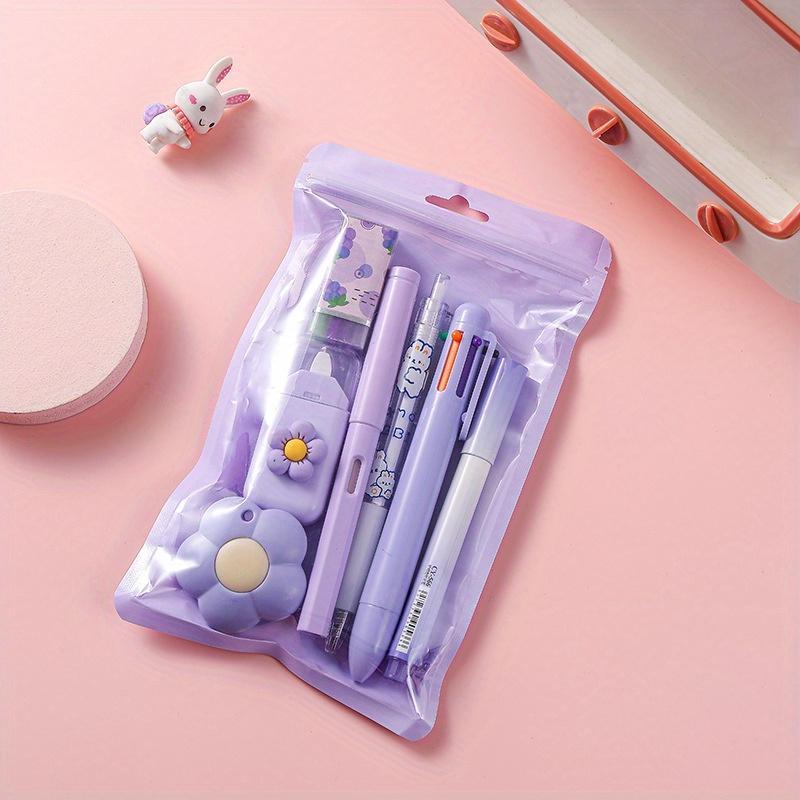 Cute Stationery Set, 1/4 Sets Writing Essentials Set, Pen Set, School Supplies Gift for Student & Stationery Supplies for Home School Office