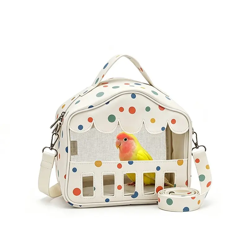 Portable Pet Travel Bag for Parrots, Small Birds, Sugar Gliders, Rabbits, Lightweight and Convenient, Ideal for Outdoor Adventures