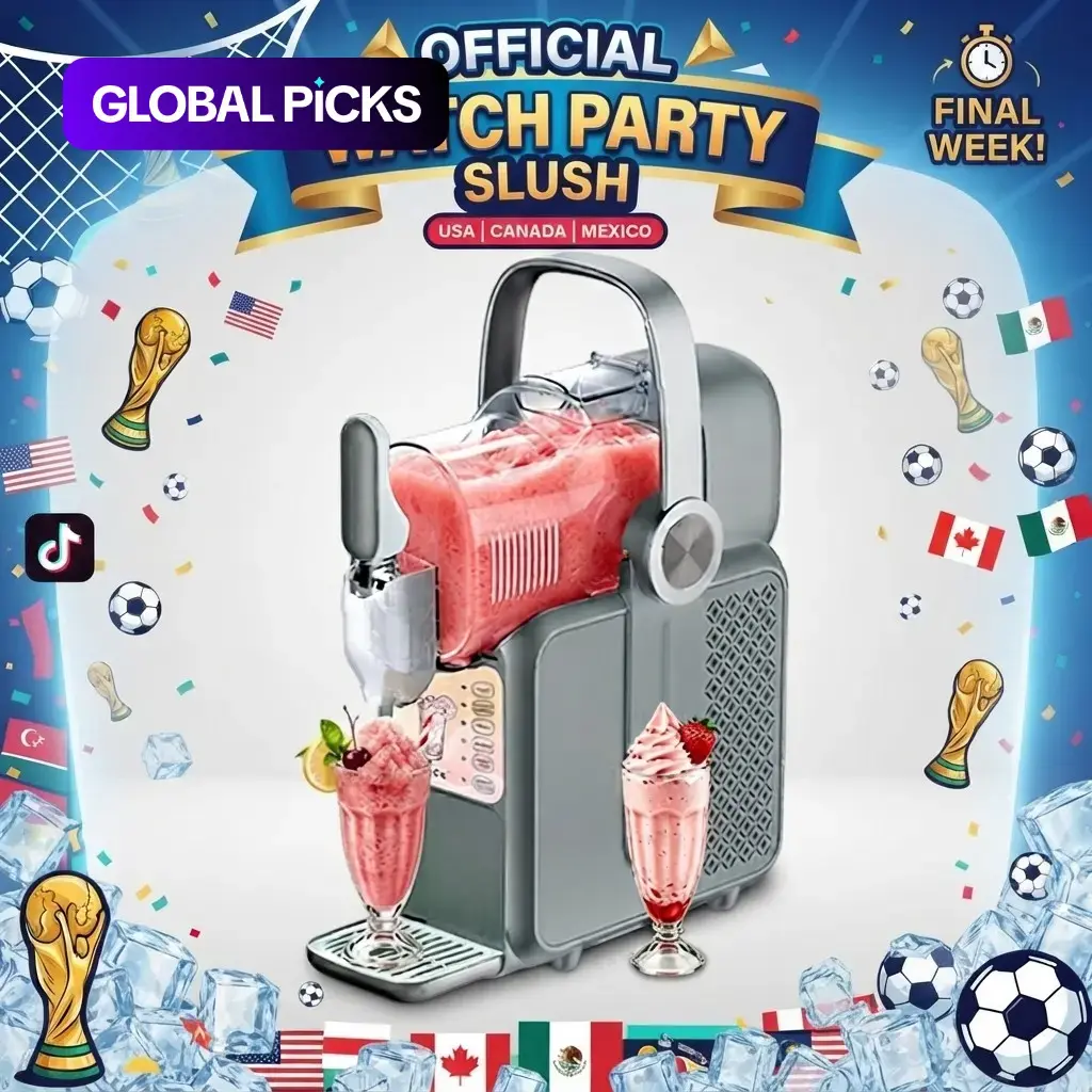 GSEICE 3L Dual Function Slushie Machine - All-in-1 Home Slushy & Ice Cream Maker, 12-Min Fast Freeze, 6 Preset Modes, Auto-Clean, Ideal for Frozen Drinks, Frozen Margaritas, Smoothies, Milkshakes Ice Cream Machines