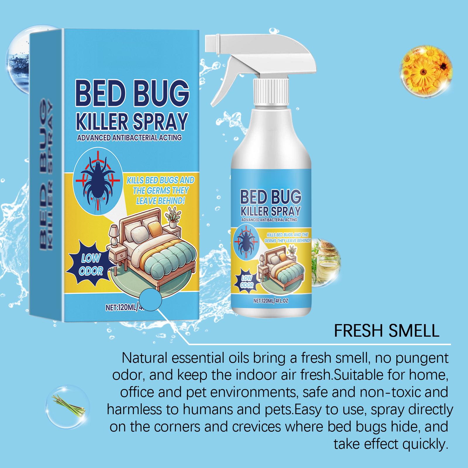 Bed Bug Spray – Kills Bed Bugs, Lice & Mites, Prevents Infestation for Dorms, Beds & Bedrooms Bed Bug Spray – Kills Bed Bugs, Lice & Mites, Prevents Infestation for Dorms, Beds & Bedrooms