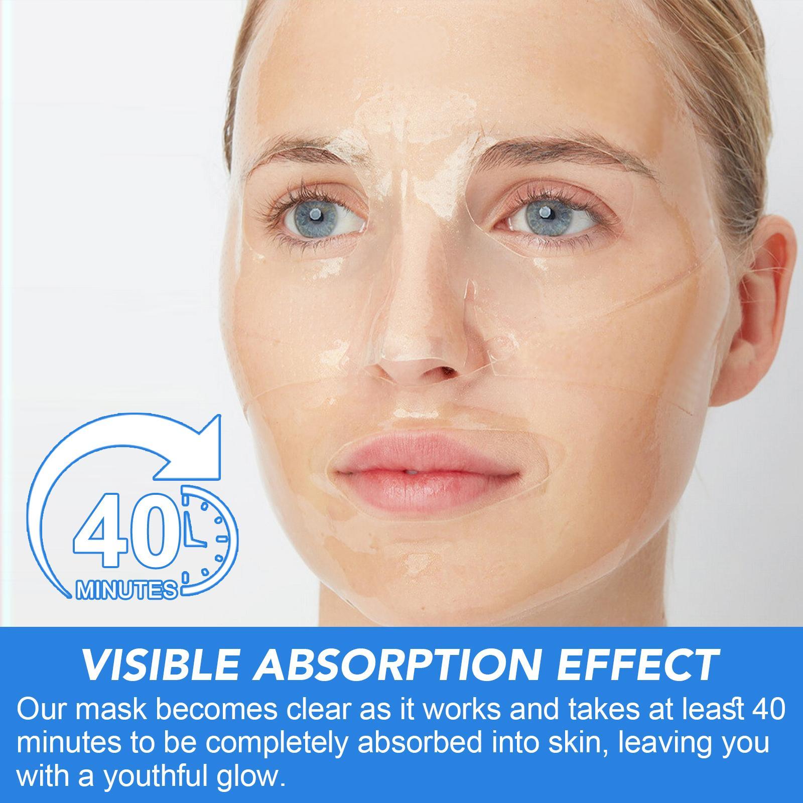 NatureZiran Deep COLLAGEN DEEP HYDRATION MASK 4 Packs, Daily skin care mask, deep moisturising and hydrating, suitable for all skin types