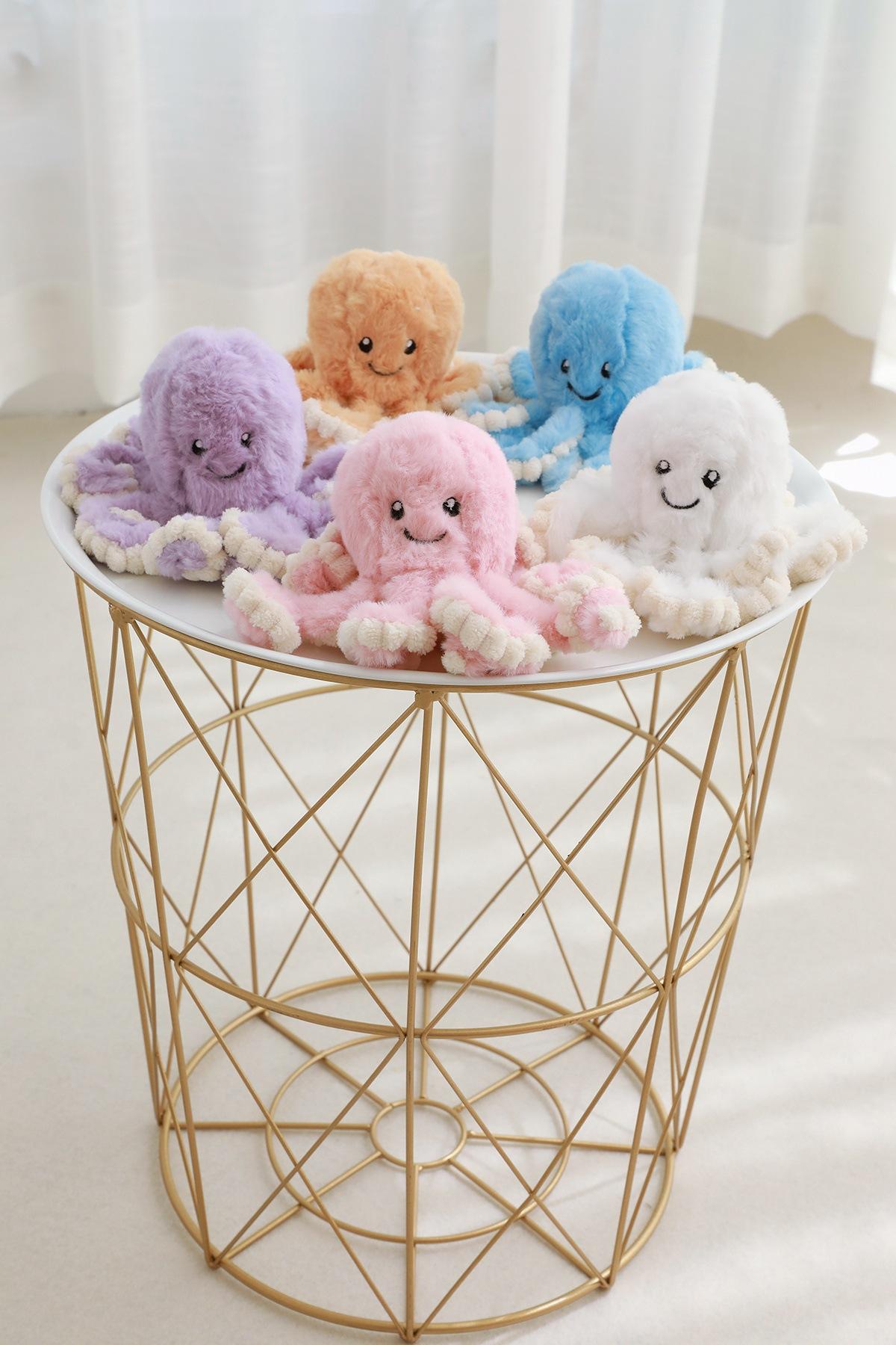Octopus Plush Toy, Cartoon Rabbit Plush, Cuddly Cat & Hamster Stuffed Animals |   Cute Collectible Festival & Birthday Gifts, Sensory Huggable Toys