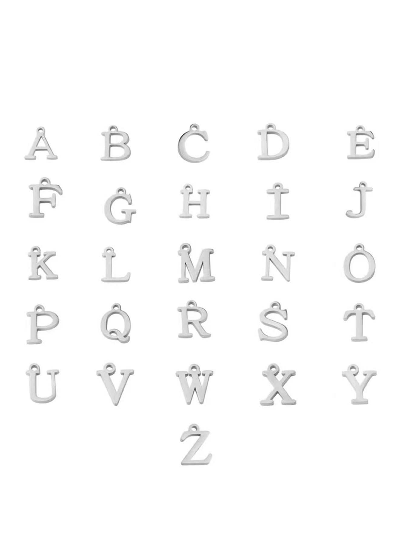 2026 New Men's Trendy Casual Bracelet, Simple Cross Charm and Letter Link Design, Fashion Bracelet for Daily Wear