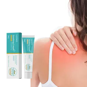 Laniska Neck & Shoulder Soothing Cream 30g, Turmeric & Ginseng Botanical Massage Cream for Tired Neck & Shoulders, Fast-Absorbing Daily Comfort Body Care