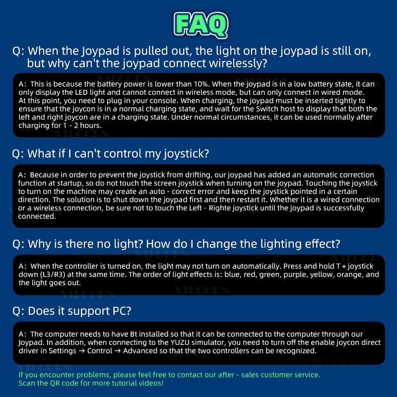 VILCORN Controller for Nintendo Switch OLED/Lite, Wireless Dual Gamepads with Wake-Up Vibration, Wireless Game Controllers, Bluetooth-compatible Game Controller for Switch Lite & OLED Host, Switch Accessories