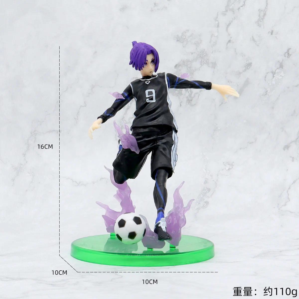 Captain Tsubasa Anime Figures Doll Isagi Yoichi Nagi Seishiro Bachira Meguru Mikage Reo Action  Model Toys for Children Gift
