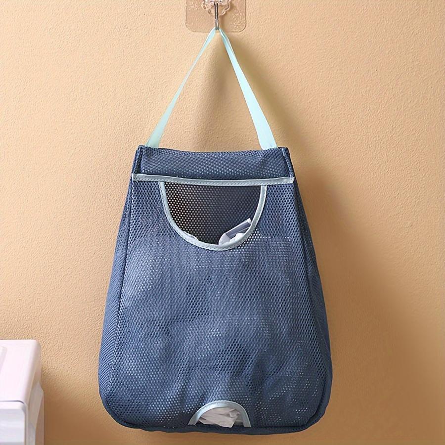 Mesh Garbage Bag Dispenser, 1 Count Washable Plastic Bag Holder, Garbage Bag Storage Organizer for Kitchen, Home Organizer[Only Bag Holder]
