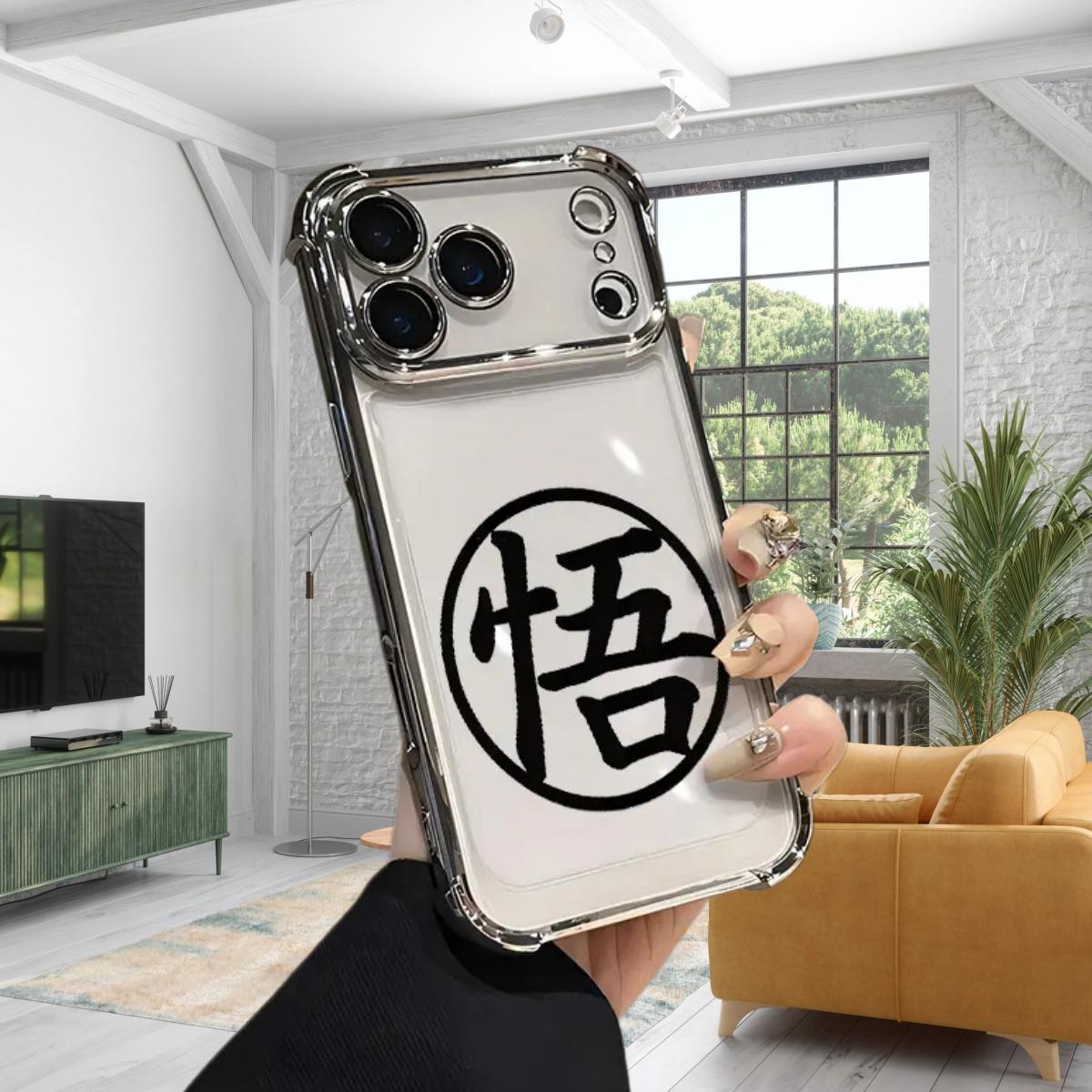 G-Goku K-Kanji Anime Phone Case for iPhone 17 Air 16 15 14 13 12 11 Pro Max Plus Samsung S26 S25 S24 S23 S22 Plus Ultra, Four-Corner Drop-Proof Transparent Soft Silicone Cover, Perfect Gift & Smartphone Protection G-Goku K-Kanji Anime Phone Case for iPhone 17 Air 16 15 14 13 12 11 Pro Max Plus Samsung S26 S25 S24 S23 S22 Plus Ultra, Four-Corner Drop-Proof Transparent Soft Silicone Cover, Perfect Gift & Smartphone Protection