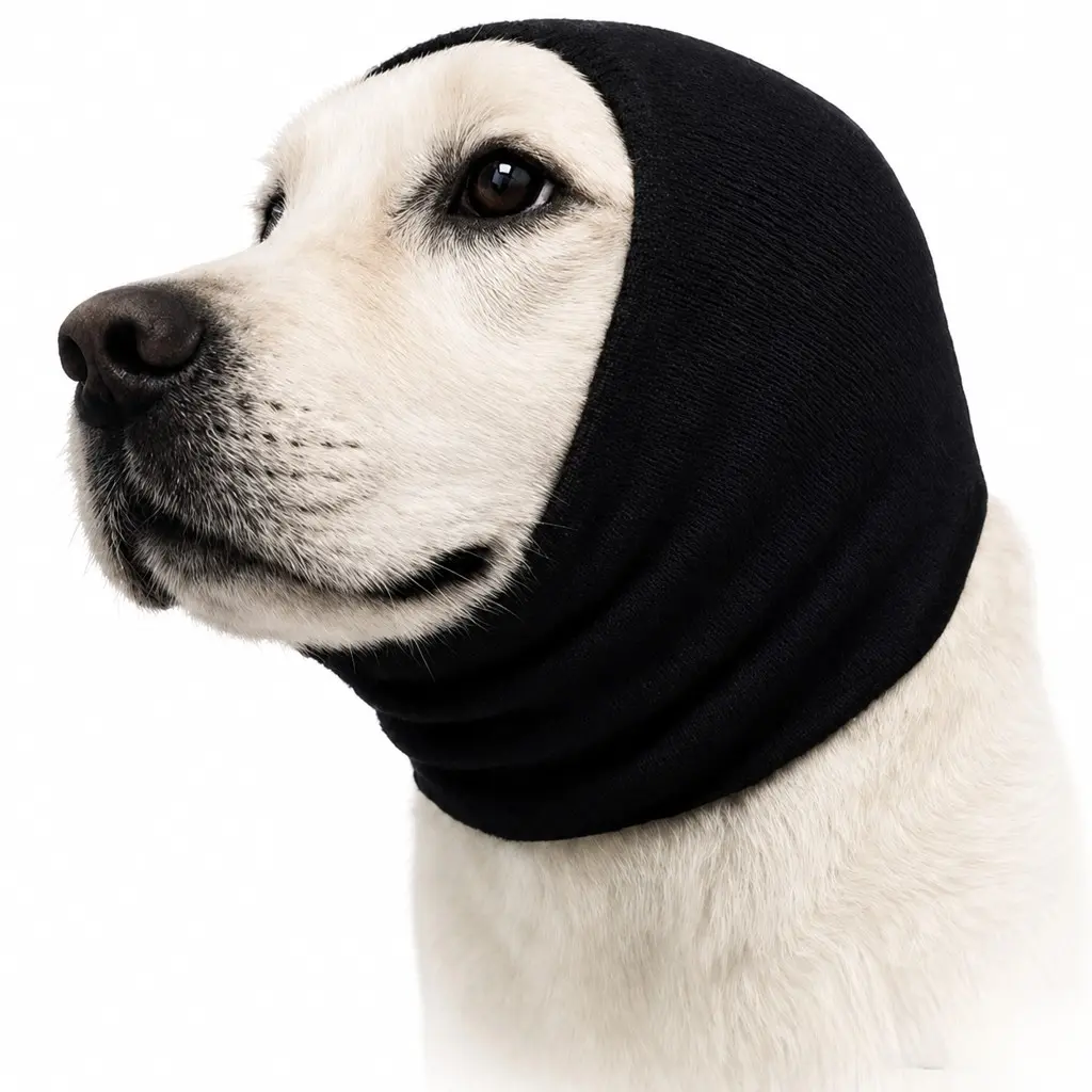 Original Dog & Cat Calming Band, Anxiety Relief, Noise Protection, Grooming Aid, Thunder & Fireworks Stress Reduction