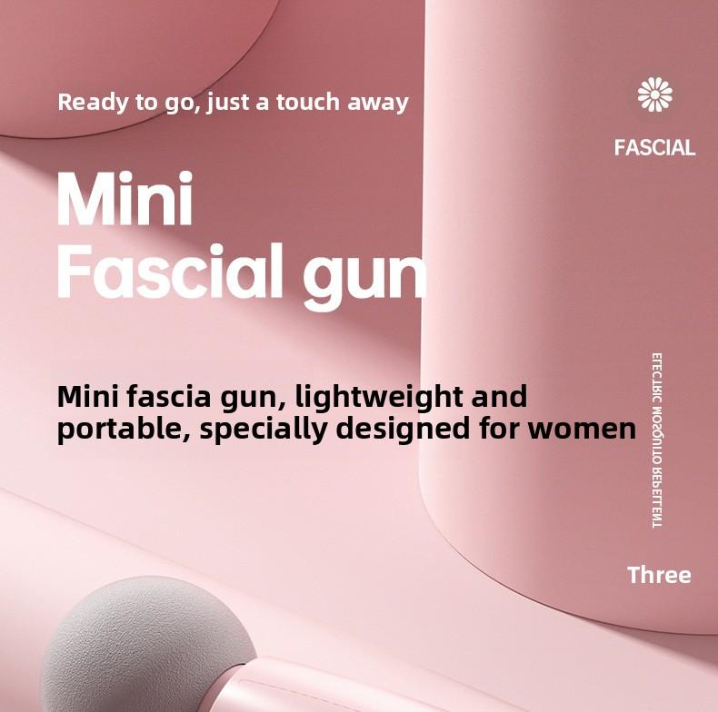 Mini fascia gun muscle massager, massage stick, vibration massage fascia device, mini fascia instrument