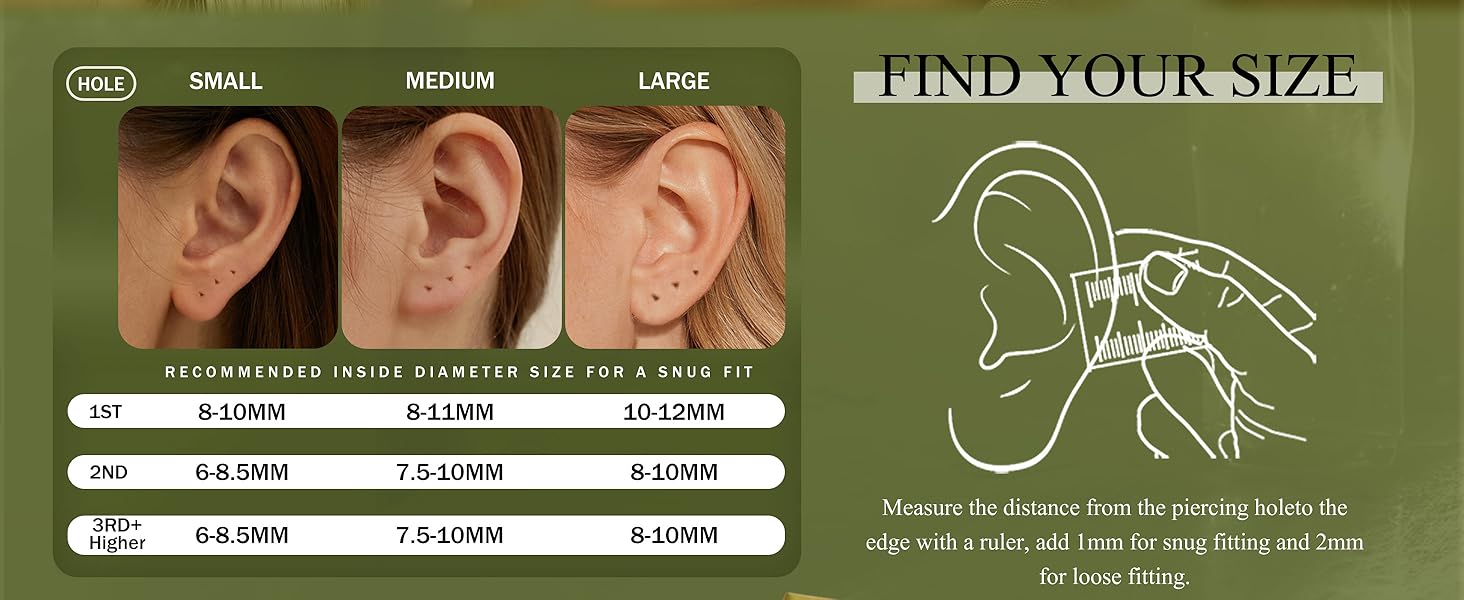 LOLIAS Gold Hoop Earrings Set for Women - 3Pairs Chunky Gold Silver Huggie Earrings Small 14K Gold Filled Earrings Lightweight Hypoallergenic MultiColored CZ Hoop Earrings Stacks for Multiple Piercing