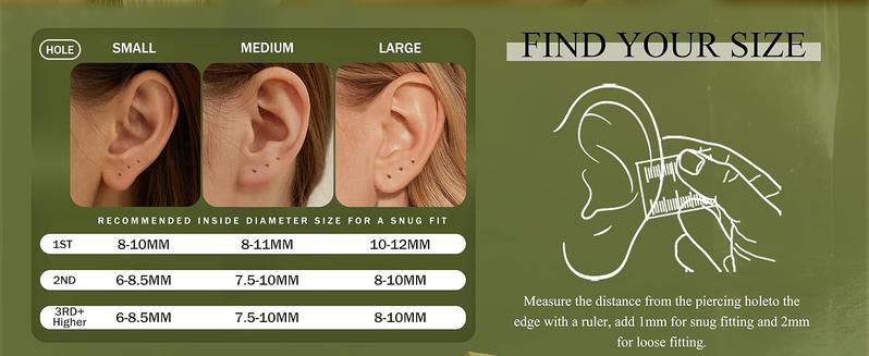 LOLIAS Gold Hoop Earrings Set for Women - 3Pairs Chunky Gold Silver Huggie Earrings Small 14K Gold Filled Earrings Lightweight Hypoallergenic MultiColored CZ Hoop Earrings Stacks for Multiple Piercing