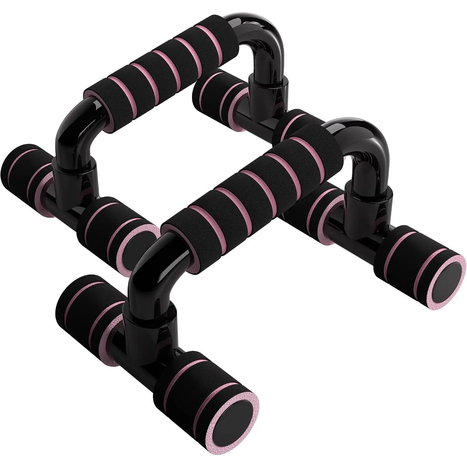 Push Up Bars Gym Exercise Equipment Fitness 1 Pair Pushup Handles with Cushioned  Grip and Non-Slip Sturdy Structure Push Up Bars for Men & Women