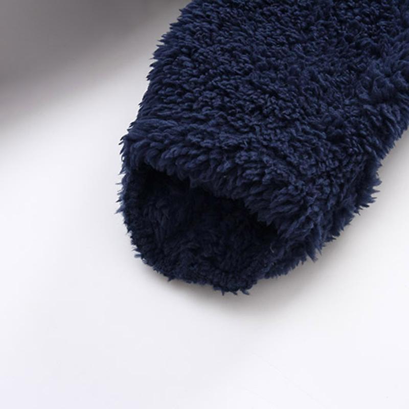 Newborn Baby Boys Girls Bear Ear Fleece Jumpsuits Outfit Long Sleeve Hooded Romper Winter Warm Snowsuit Clothes