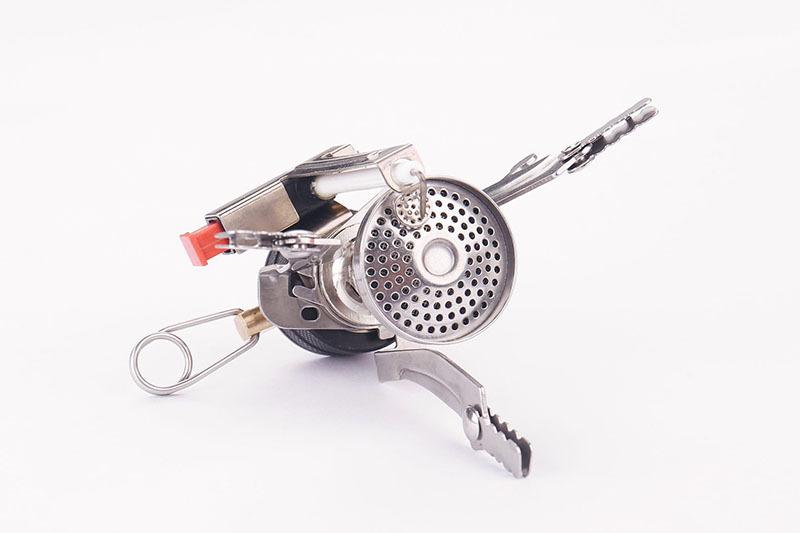 Foldable Electric Ignition Camping Stove Mini Portable Backpacking Stoves Outdoor BBQ Grill for Picnic Hiking Travel