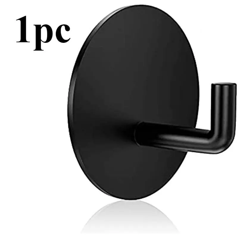 Wall-mounted shower hanger, used for hanging loofahs, towels, clothes, bathrobes - a detachable bathroom storage device with strong grip, no need for drilling, practical hook, sticky wall hook for hanging clothes