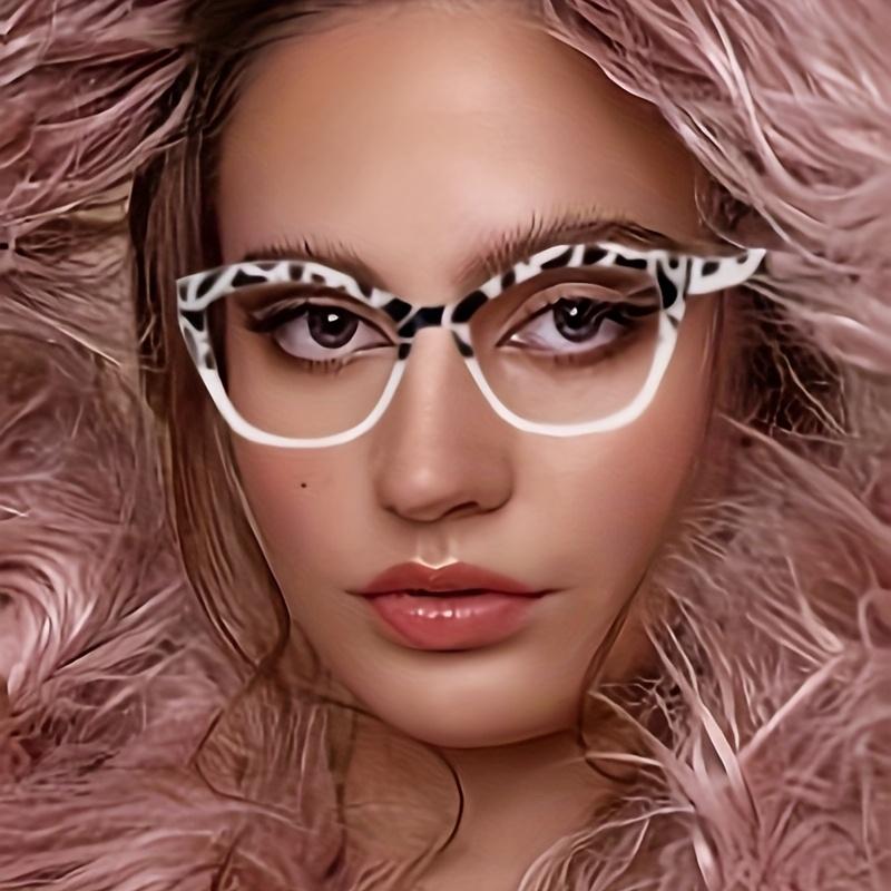 DEAAOK 4 Pack Reading Glasses for Women Blue Light Blocking Fashion Readers with Spring Hinges Computer Eye Glasses Anti Glare UV Eyeglasses