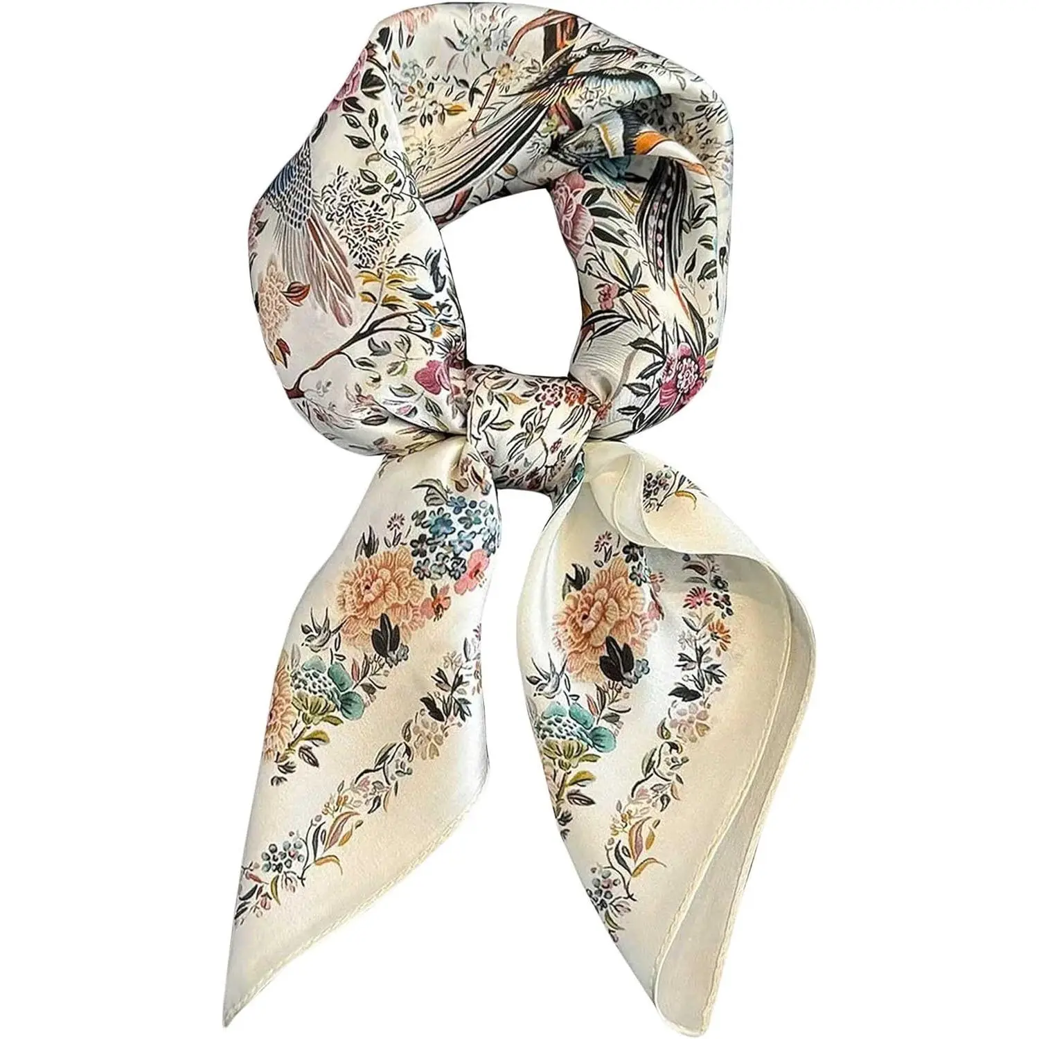 Silky Scarf for Women Lightweight Satin Bandanas Neck Hair Wrap For Sleeping Head Scarves 27.5"