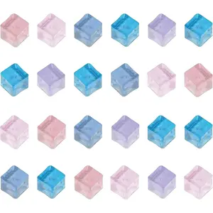 24Pcs Ice Cube Squeeze Toys Squishy,Summer Sensory Stress Relief,Square Squeeze Ball, Slow Rise Sensory Fidget Toyfidget toys