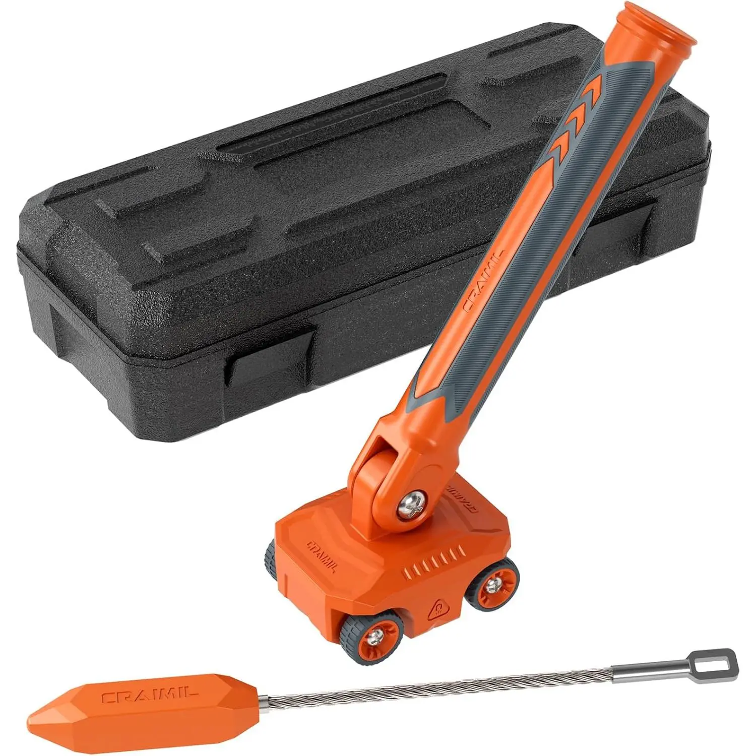 Magnetic Wire Puller  Electrical Wiring – Rare-Earth Magnets, Stainless-Steel Leader  Easy Cable Pulling in Walls & Tight Spaces, Doubles as Stud Finder, Includes High-Quality Hard Plastic Case