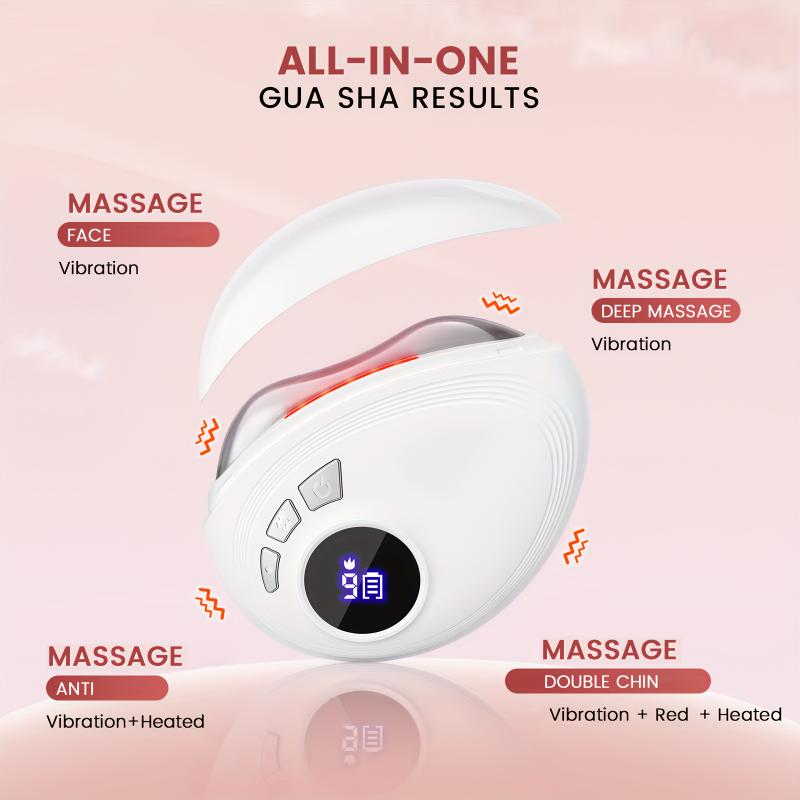 Electric Gua Sha Facial Sculpting, 9Speeds for Vibration And Another 9Speeds for The Heat