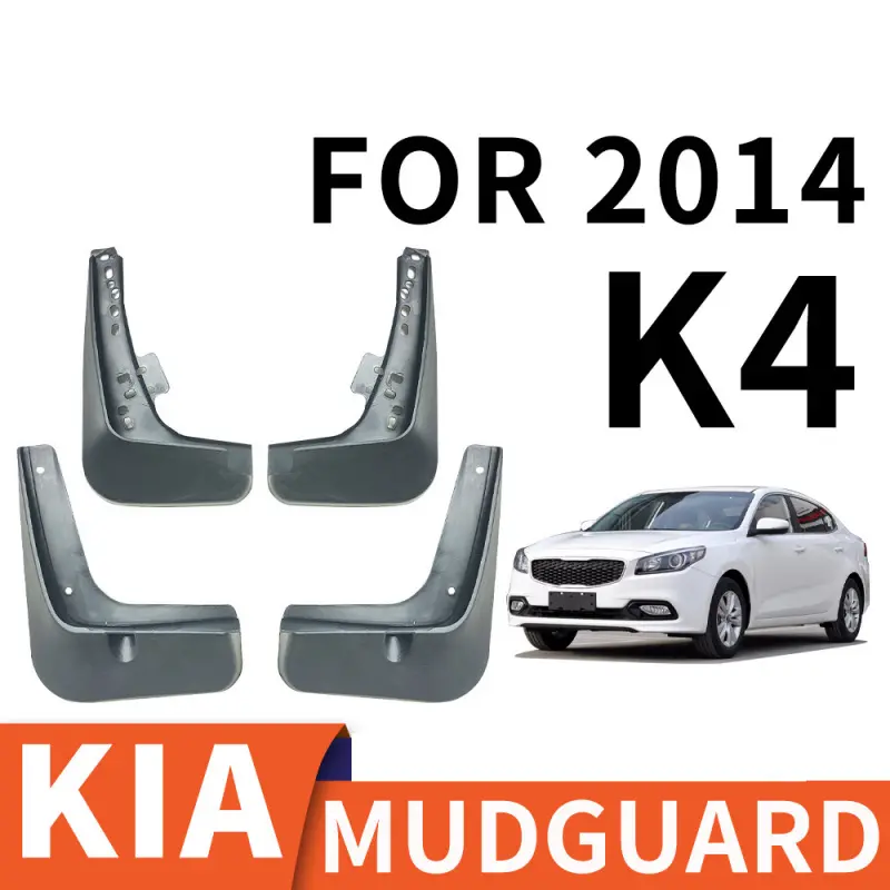 for Kia K4, 2014-2017 models  car tire mudguards. Durable& Stylish Scratch Protection for Front& Rear Wheels, Embracing Mud and Sand with Precision Design.4-piece.