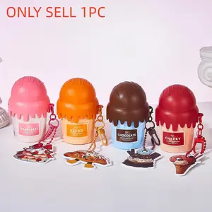 Women's perfume - This charming and novel ice cream perfume comes with a beautiful keychain pendant for easy carrying. There are four styles for you to choose from. It is an excellent gift for women and it has a long-lasting fragrance. It is made with hig