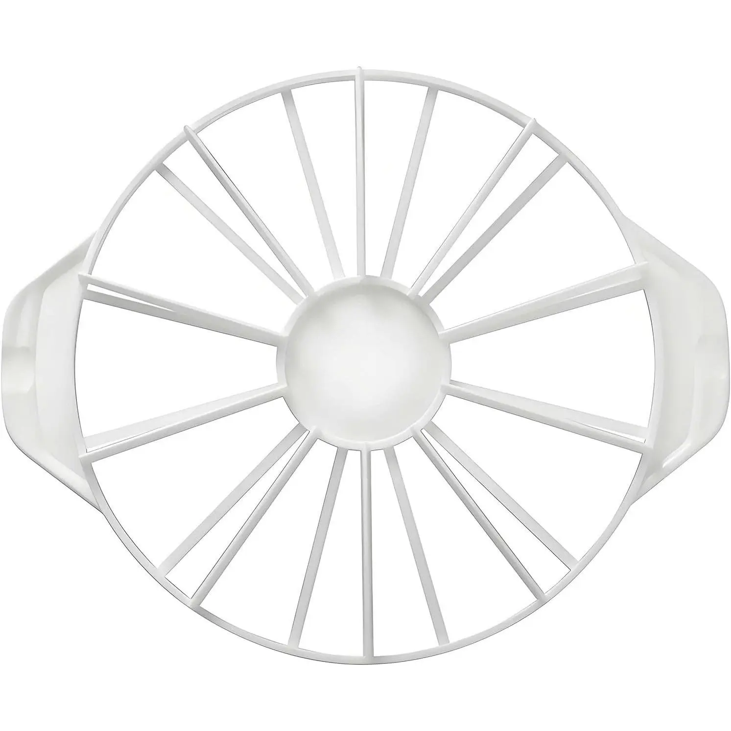 Cake Portion  Cake Portion Marker Round Cake Slicer Double Sided Cake Portion Marker 10 or 12 count for Even Slices(White 26.8 cm /10.6 In diameter) (10 or 12 Slices)