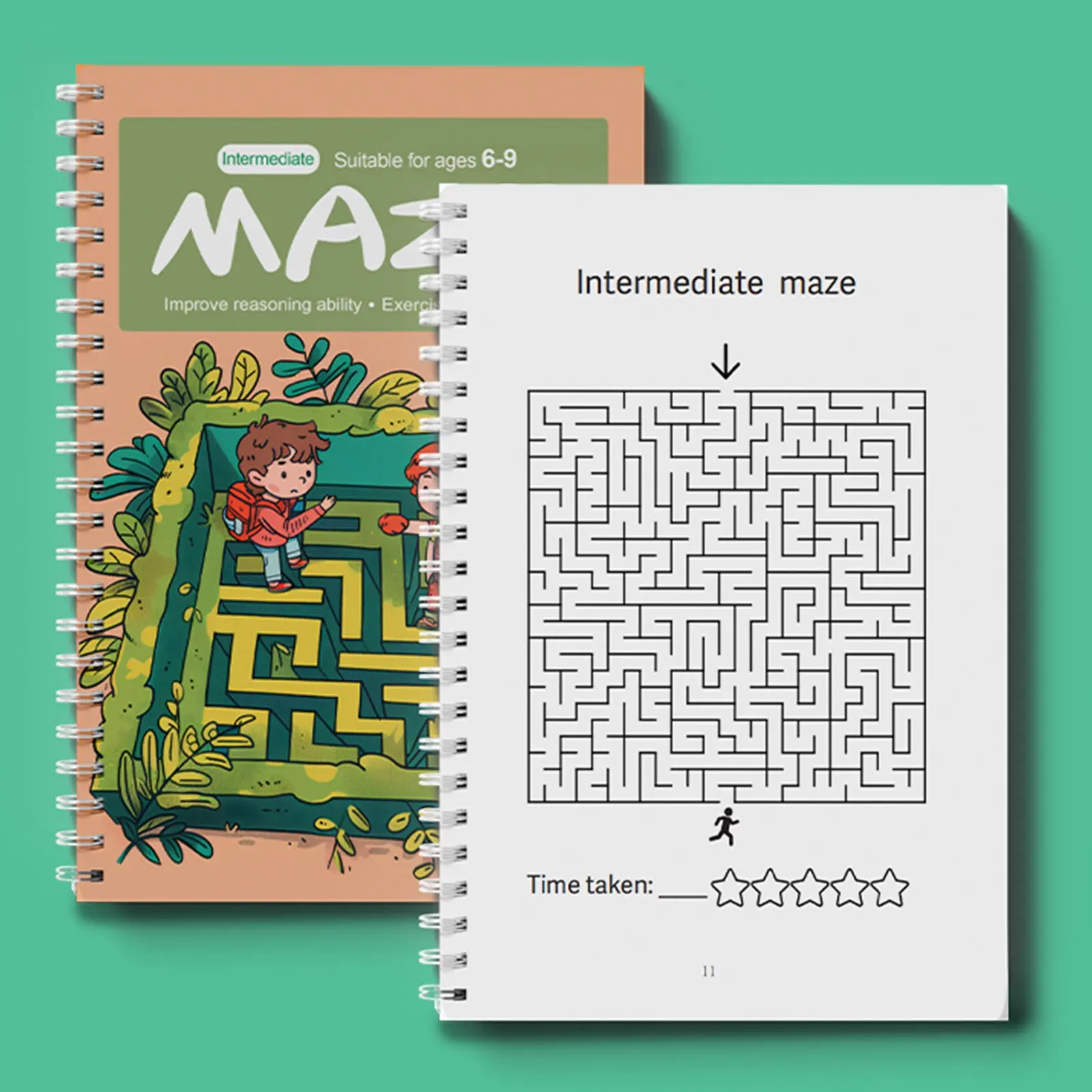 Maze Puzzle Book Collection – Beginner to Challenge Pathfinding Adventures for Children