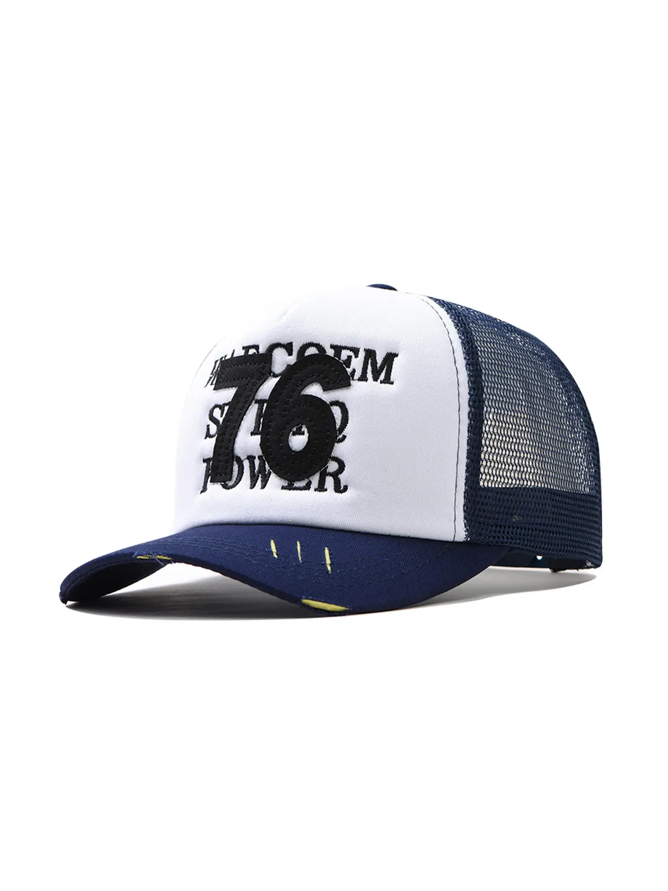 Unisex Baseball Cap, Adjustable Breathable Sun Protection Hat, Sun Visor Hat, Letter Embroidery Mesh Cap for Travel, Beach, Hiking, Spring & Fall